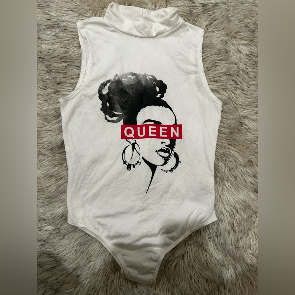 Mock neck bodysuit
